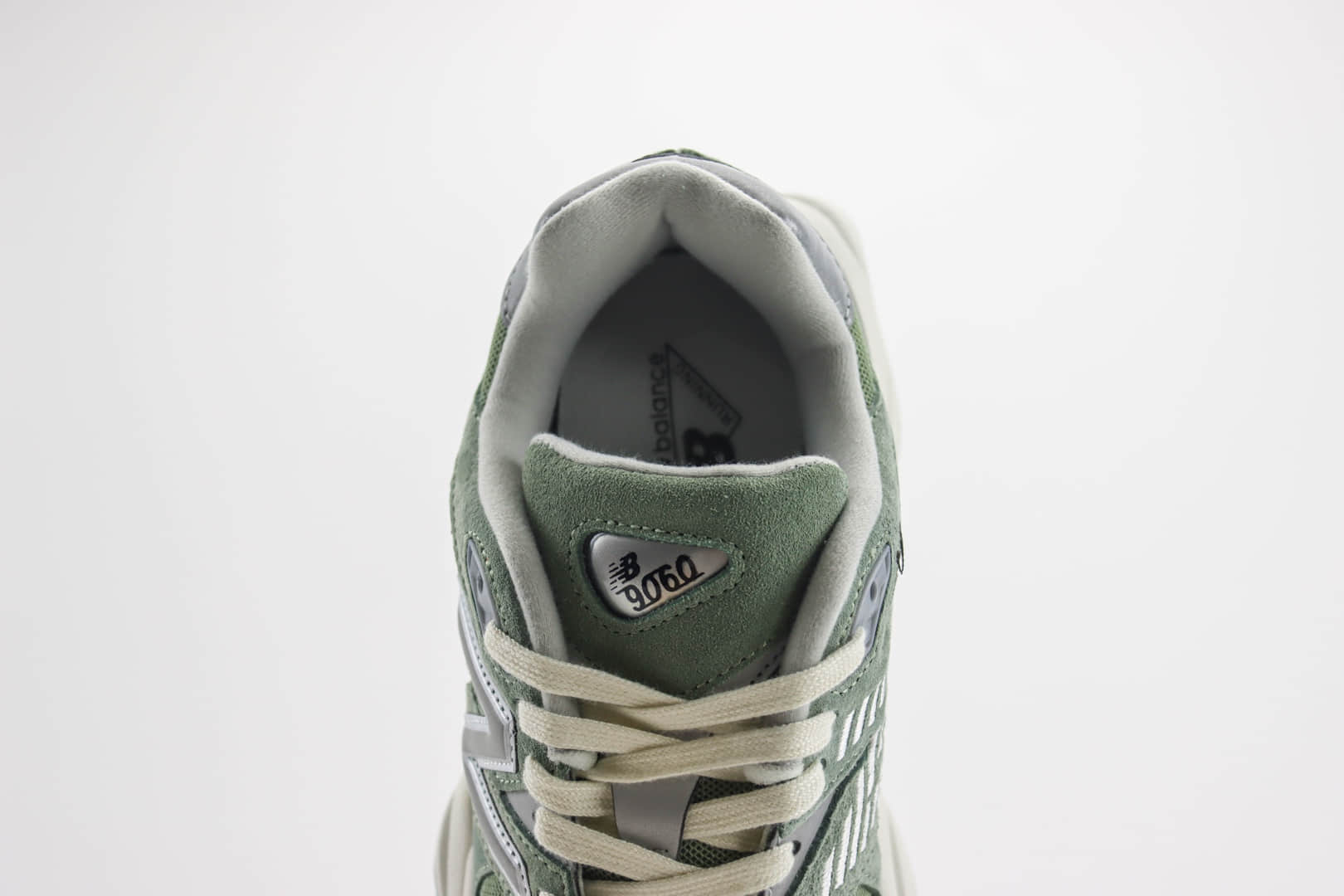 新百伦New Balance 9060纯原版本NB9060橄榄绿复古跑鞋 莆田新百伦工厂 货号:U9060MET