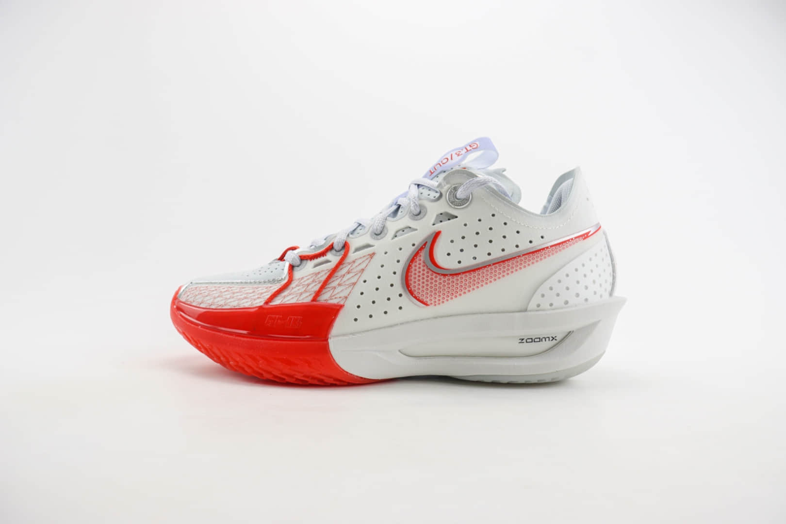 耐克Nike Air Zoom G.T.Cut 3 EP纯原版本白红GT3实战篮球鞋 莆田耐克货源 货号:DV2918-101