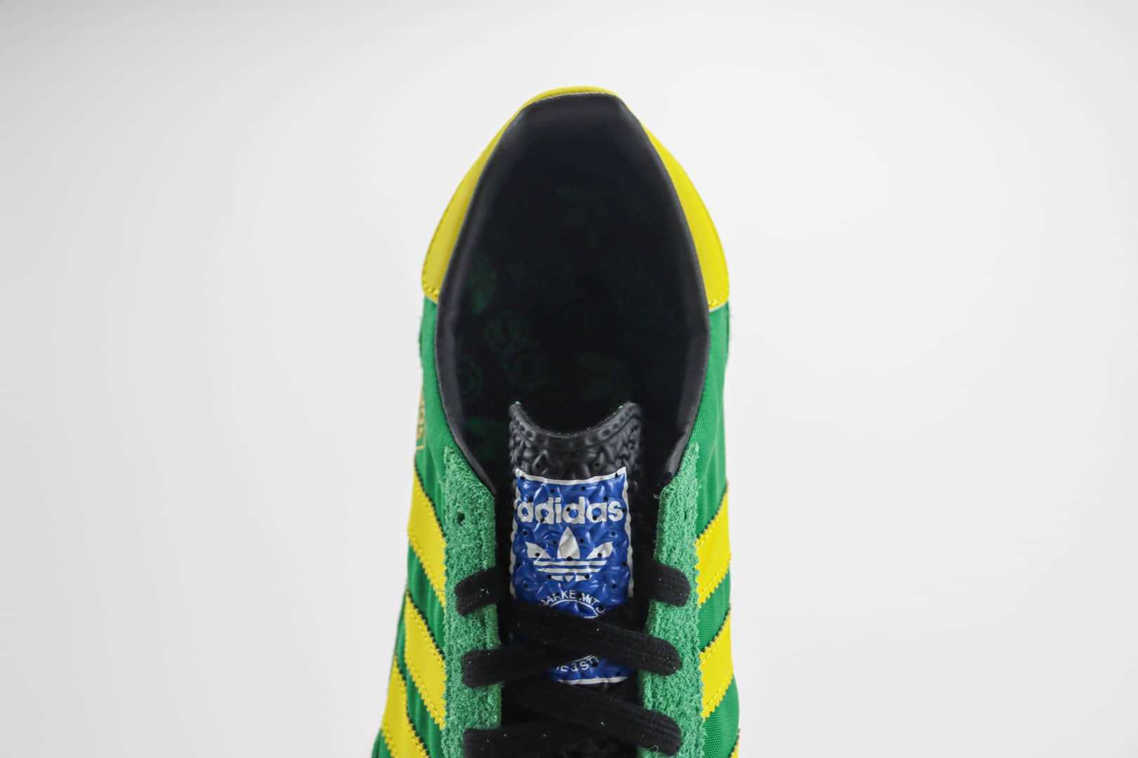 阿迪达斯adidas Originals SL 72 RS（Reshaped）纯原版本绿黄色复古慢跑鞋 莆田复刻鞋货源 货号：IG2133