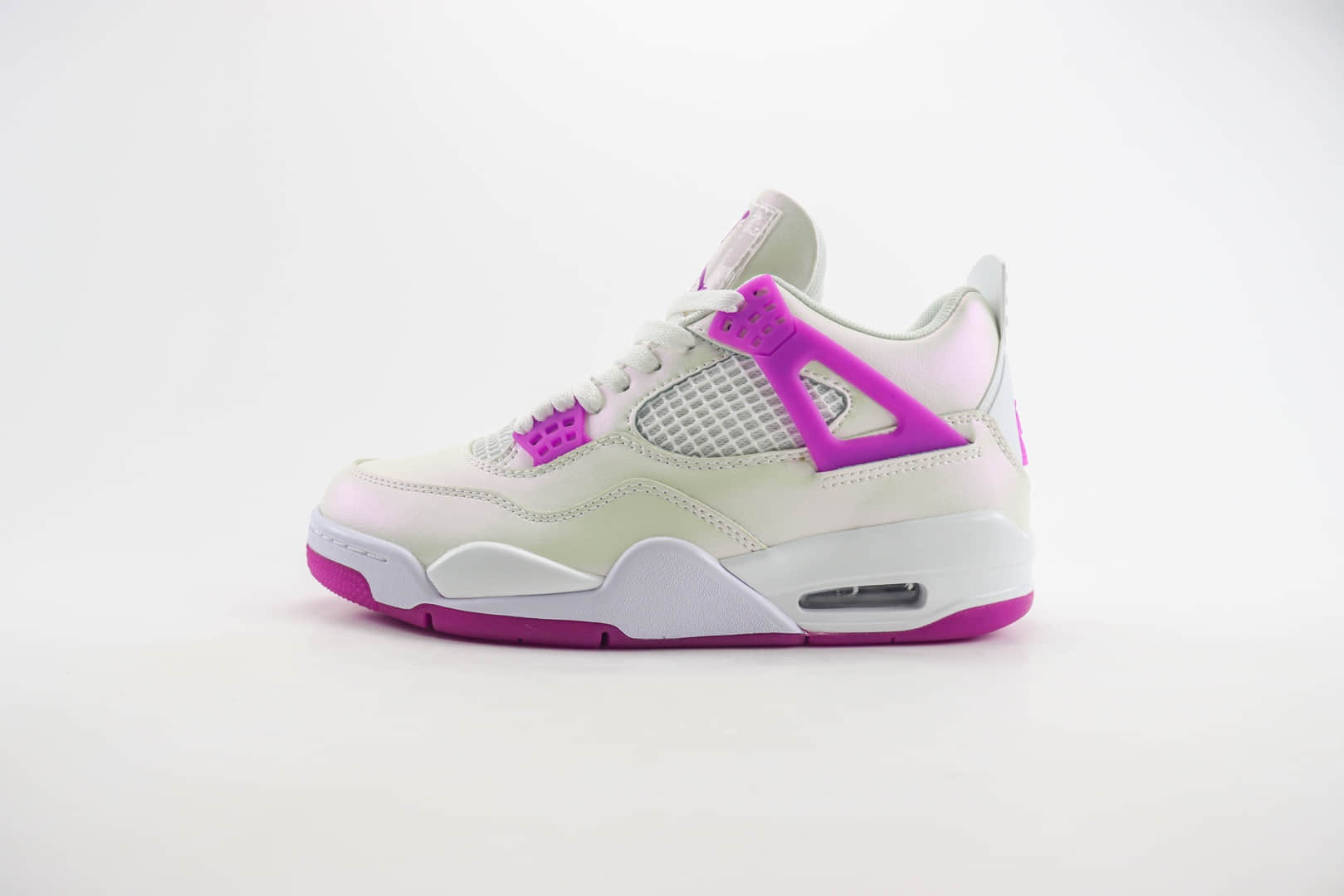 乔丹Air Jordan 4 Retro纯原版本温变AJ4白紫色篮球鞋 莆田AJ货源 货号：FQ1314-151