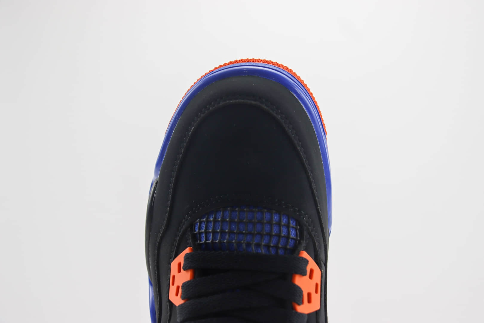 乔丹Air Jordan 4 Retro纯原版本AJ4黑蓝橙骑士篮球鞋 莆田AJ货源 货号：308497-027