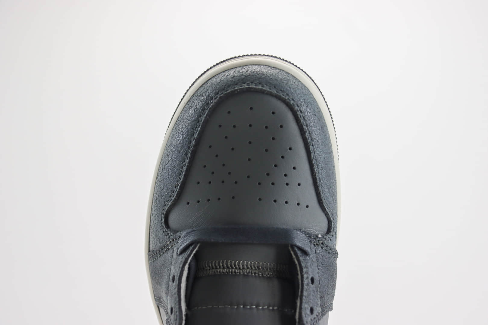 乔丹Air Jordan 1 Mid纯原版本太空灰AJ1爆裂纹中帮板鞋 莆田AJ货源 货号:FJ3448-001