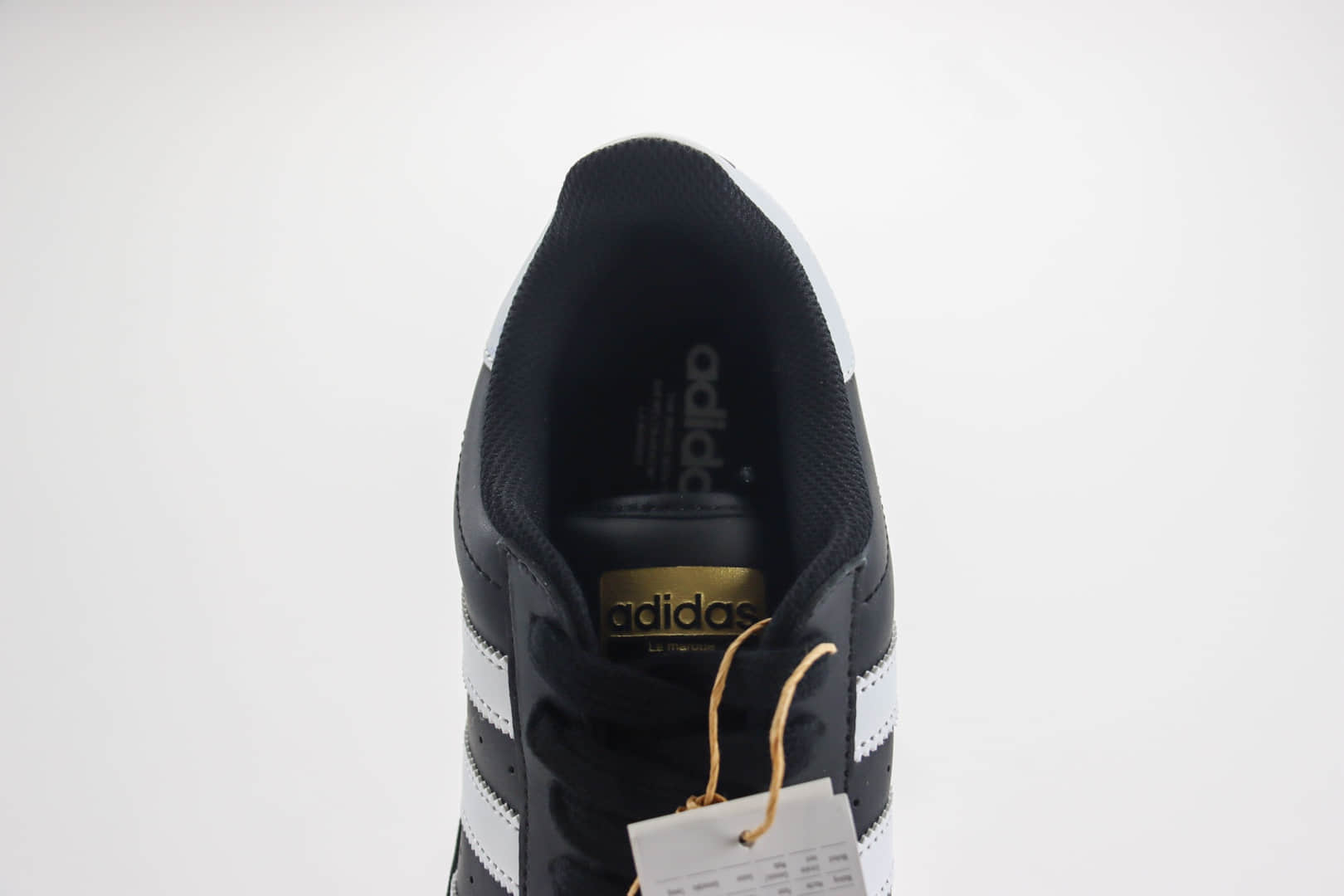 阿迪达斯adidas Originals Superstar XLG纯原版本贝壳头黑白金标板鞋 莆田阿迪达斯货源 货号:IG9777