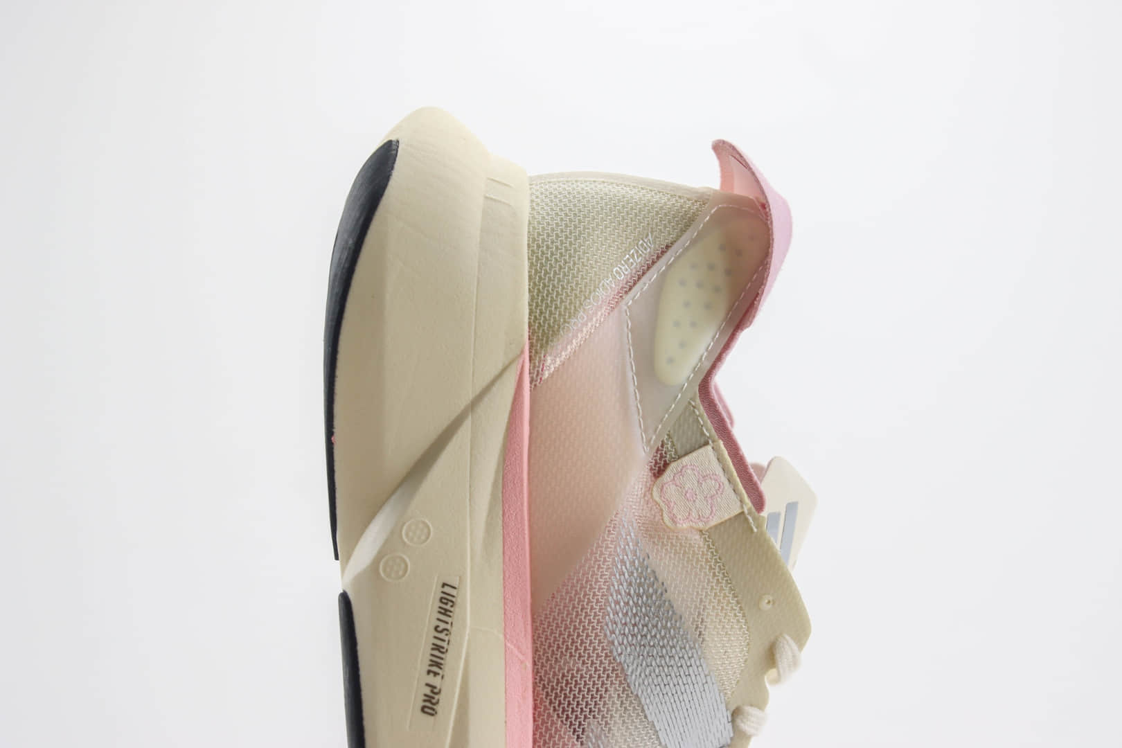阿迪达斯adidas Adizero Adios Pro 3纯原版本粉白竞速跑鞋 莆田复刻鞋货源 货号：IG6440