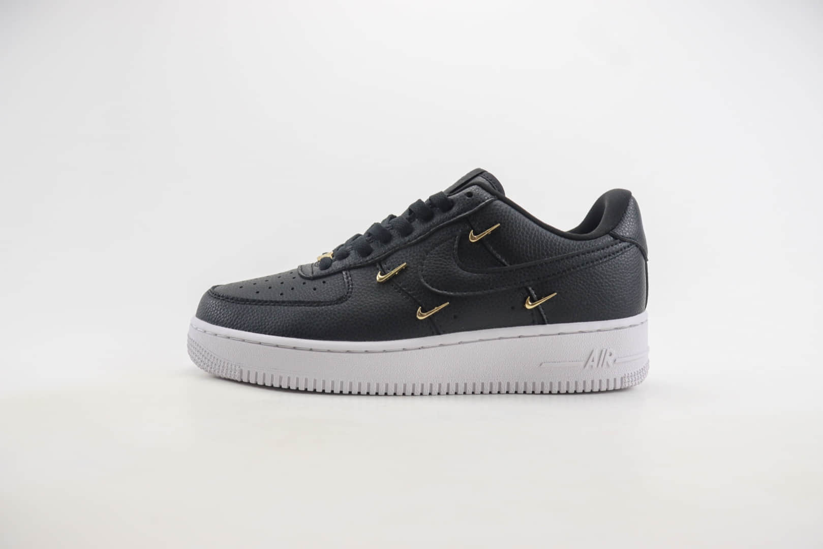耐克Nike Air Force 1低帮空军一号四小勾黑色板鞋 莆田空军一号货源 货号:CT1990-001