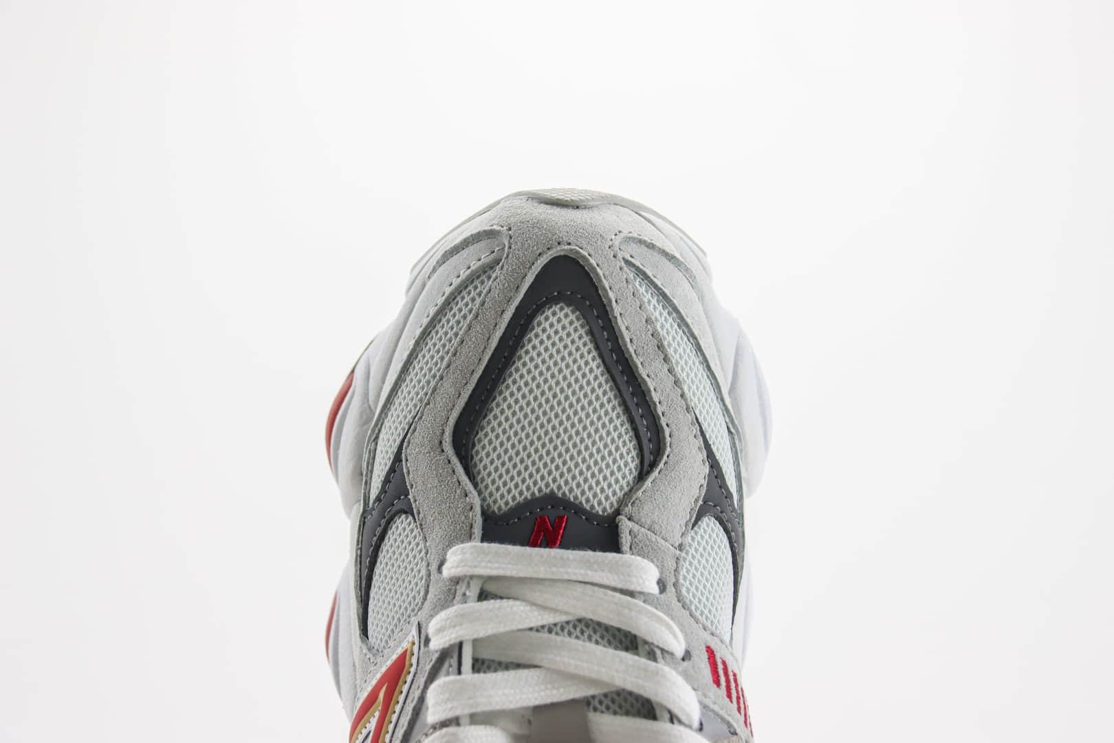 新百伦New Balance 9060纯原版本NB9060灰红色复古运动跑鞋 莆田新百伦货源 货号:U9060EGL