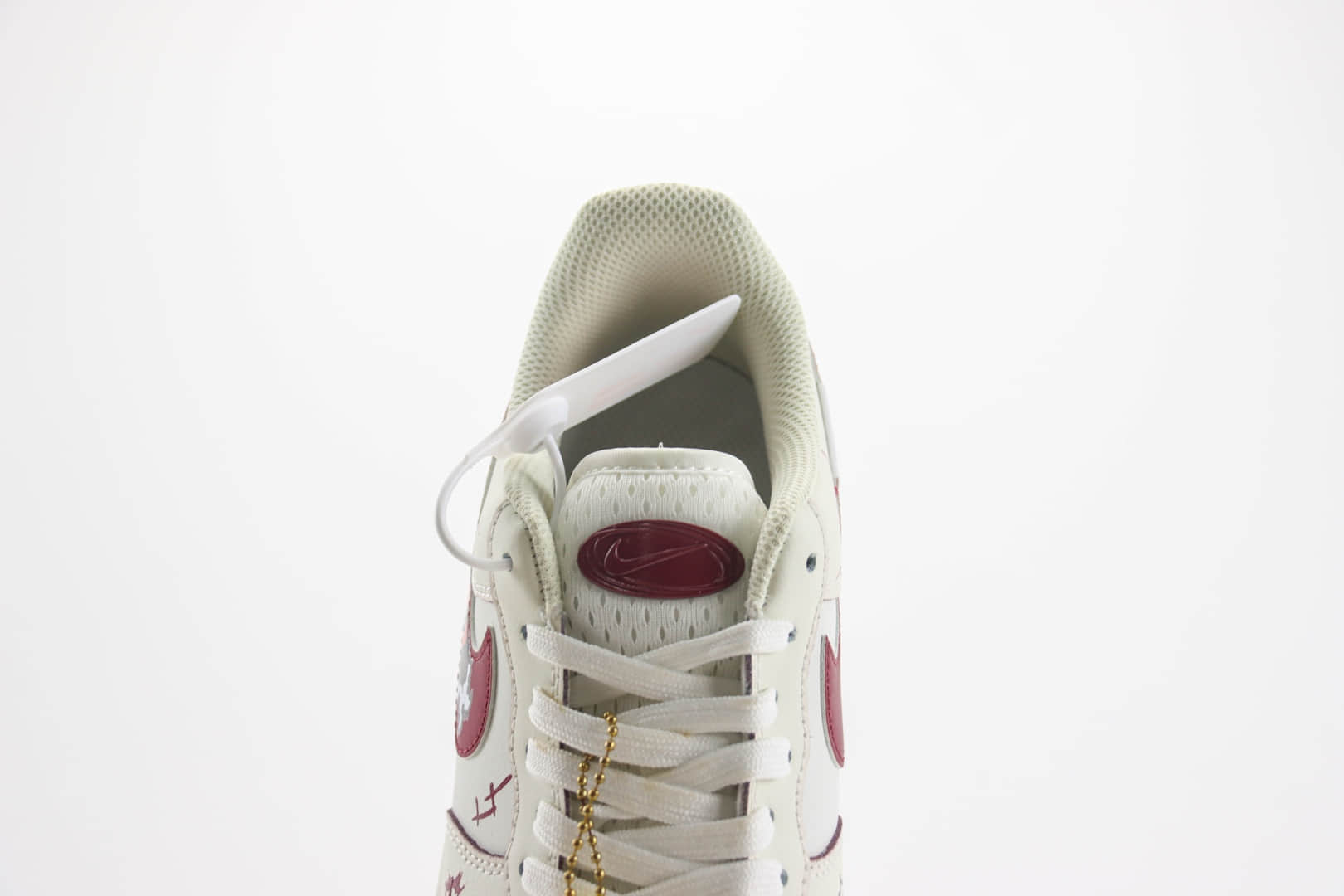 耐克Nike Air Force 1 Low纯原版本空军一号AF1白酒红死侍涂鸦板鞋 莆田耐克工厂 货号:FB1839-512
