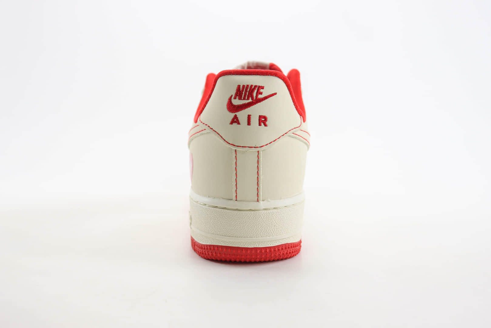 耐克Nike Air Force 1纯原版本空军一号AF1川久保玲联名白红缝线板鞋 莆田耐克货源 货号:KK3333-001