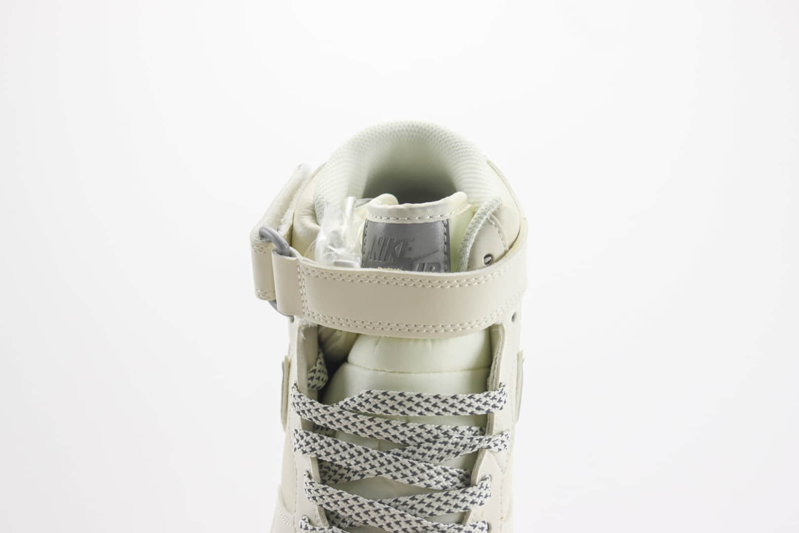 耐克Nike Air Force 1 Mid纯原版本中帮空军一号AF1米灰色板鞋 莆田耐克代理 货号:SH0235-522