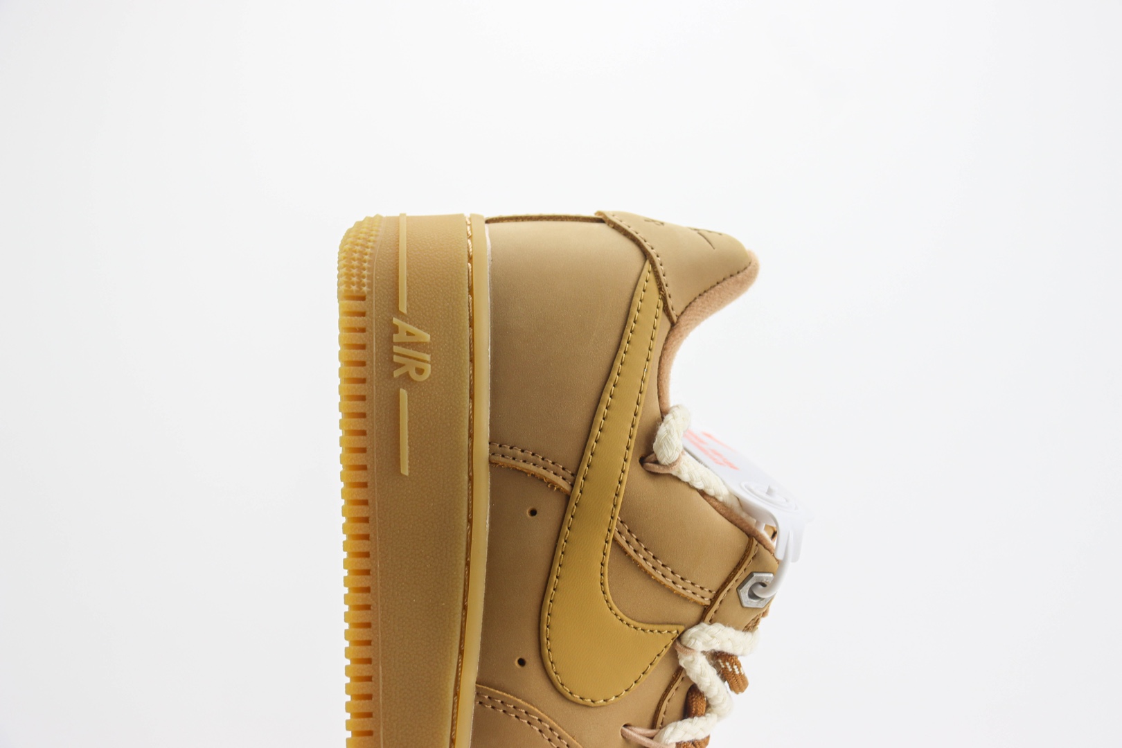 耐克Nike Air Force 1纯原版本空军一号AF1小麦色绑带低帮板鞋 莆田天花板AF1 货号：CJ9197-102