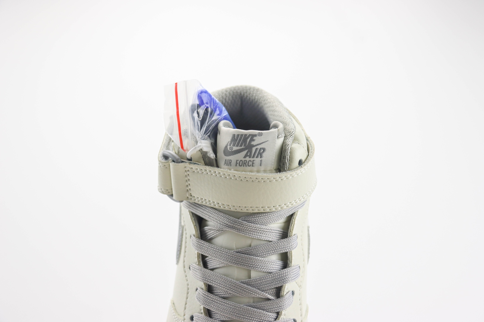 耐克Nike Air Force 1 Mid纯原版本空军一号中帮AF1米灰色板鞋 莆田耐克代理 货号:PA0920-608
