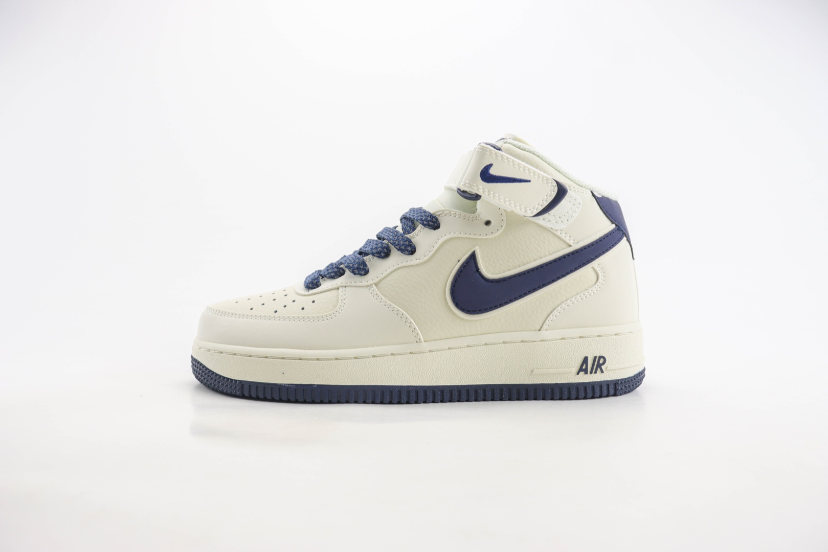 耐克Nike Air Force 1 Mid纯原版本空军一号AF1米深蓝中帮运动板鞋 莆田耐克代理 货号:SH0235-566