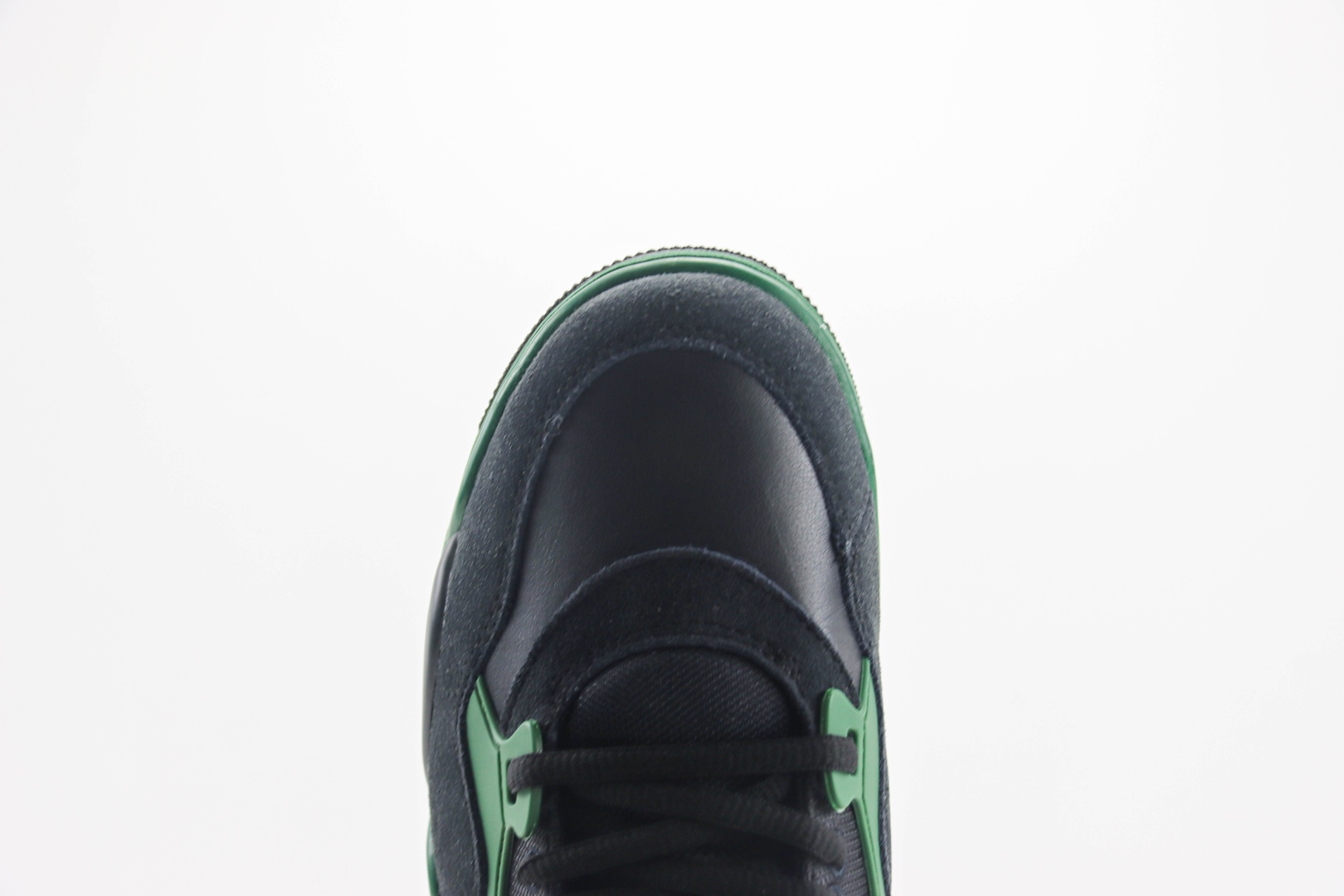 乔丹Air Jordan 4纯原版本AJ4黑绿色复古低帮篮球鞋 莆田AJ货源 货号：FQ7939-003