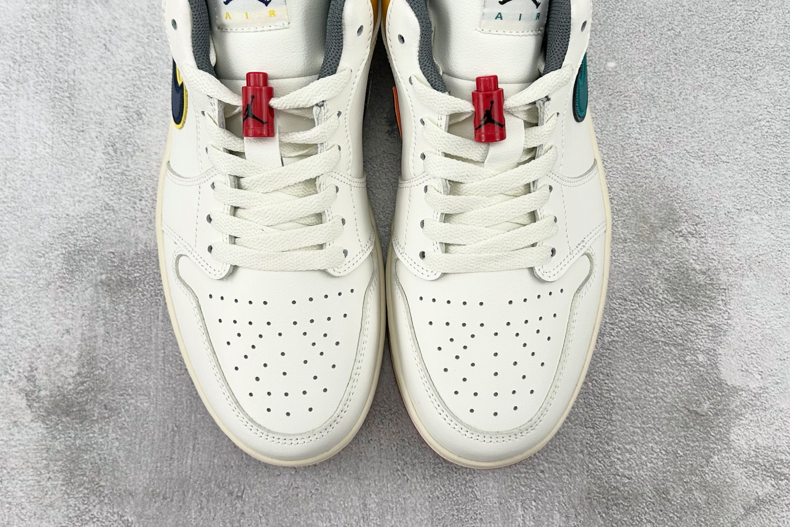 乔丹Air Jordan 1 Low纯原版本低帮AJ1帆白鸳鸯勾休闲运动篮球鞋 莆田AJ货源 货号:HV4511-133