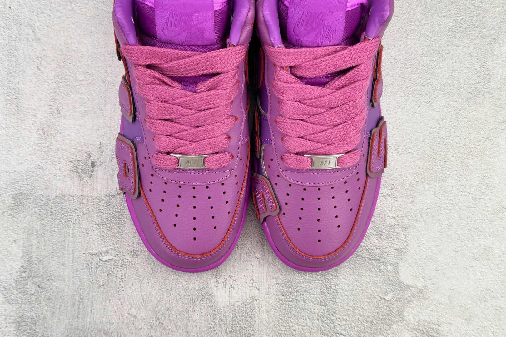 耐克CPFM x Nike Air Force 1纯原版本空军一号紫色AF1低帮板鞋 莆田耐克工厂 货号：FQ7069-500