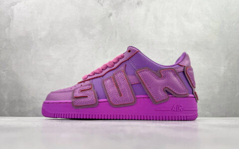 耐克CPFM x Nike Air Force 1纯原版本空军一号紫色AF1低帮板鞋 莆田耐克工厂 货号：FQ7069-500